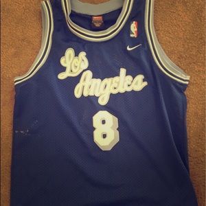 Kobe Bryant Lakers Jersey (Nike youth size large)